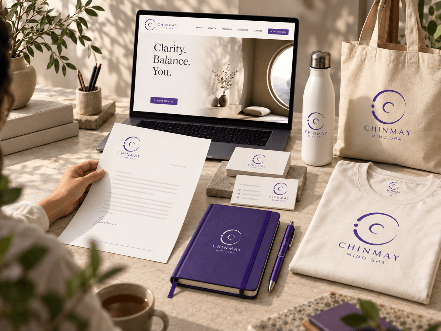 Chinmay brand identity